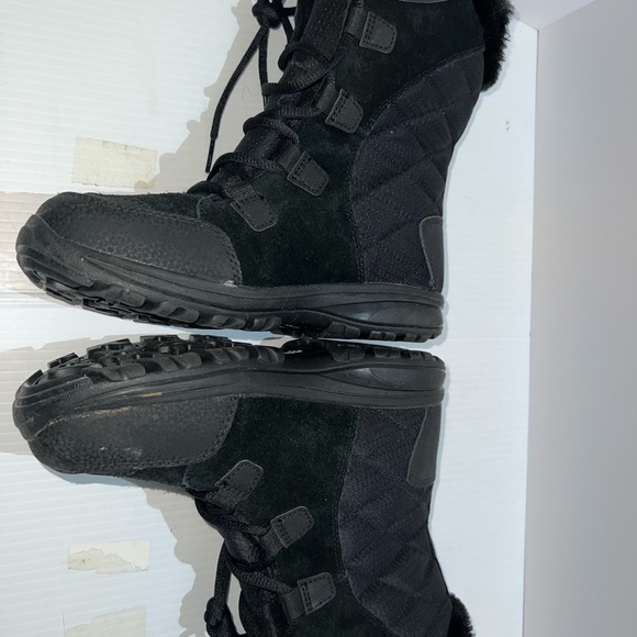 COLUMBIA WOMEN'S ICE MAIDEN II BLACK/COLUMBIA BOOTS SIZE: 5.5 (BL1581-011) - Picture 10 of 13